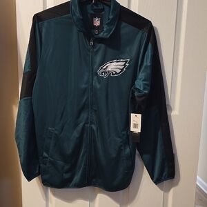 Nfl size large Eagle zip up jacket